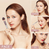 Huauoo Makeup Brush Set 20 Pcs, Foundation Powder Concealers Eye Shadows Blush Makeup Brushes